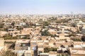 View over Meybod, Iran from the Narin castle Royalty Free Stock Photo